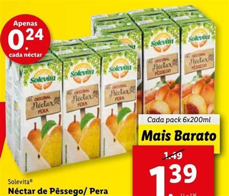 Promoção Néctar solevita em Lidl