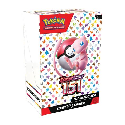 Pokémon Coffret Bundle 6 Boosters Ecarlate et Violet 151 SV03 5