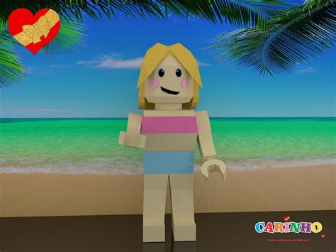 Roblox Girl Low Poly Papercraft Etsy