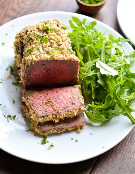 Roast Beef With Garlic Mustard Crust