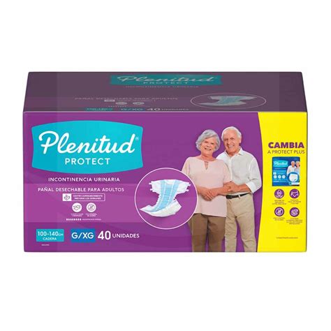 Plenitud Protect Pañal Desechable para Adulto Talla G XG 40 Pañales