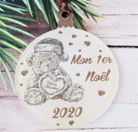 Boule Mon Er Noel Personnalis Dessin De Noel