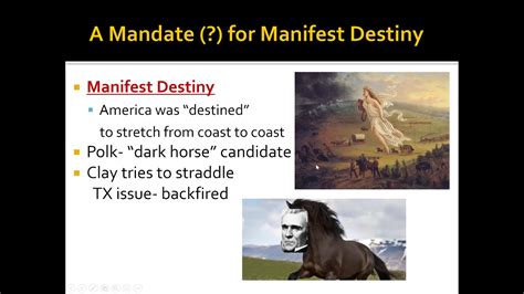 Amsco Chapter 12 Manifest Destiny Youtube