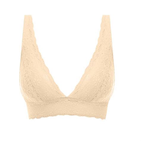 Braletka Wacoal Halo Lace Soft Cup Bra Nude Caresse Braexpert