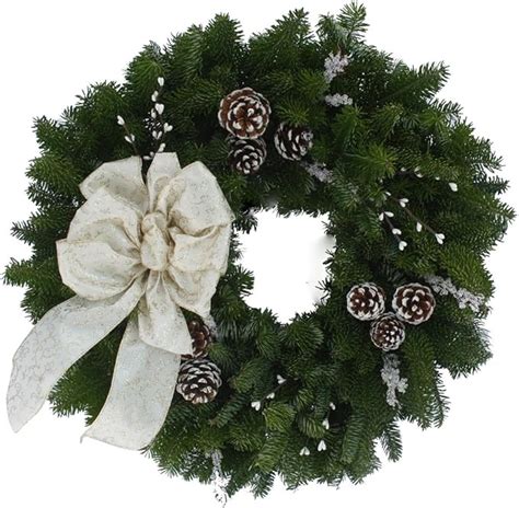 Worcester Wreath 24 Inch Winter Elegance Maine Balsam