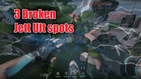 3 Broken Jett Ult Spots On New Map Fracture Youtube