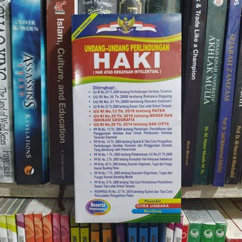 Buku Undang Undang Perlindungan Haki Hak Atas Kekayaan Intelektual