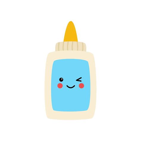 Vector Picture Of Cute Glue Tube On White Background 7766547 Vector