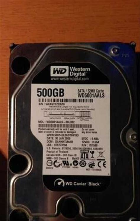 Жесткий диск WD Caviar Black 500 Гб SATA | Festima.Ru – частные объявления