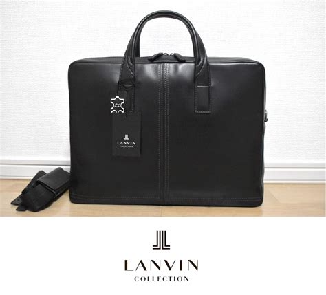 【未使用】新品 ランバン コレクション Lanvin Collection サントル レザービジネスバッグ A4サイズ 定価50600円