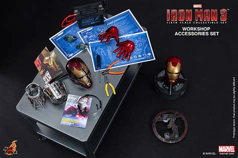 Hot Toys ACS 鋼鐵人 比例 工作室配件包