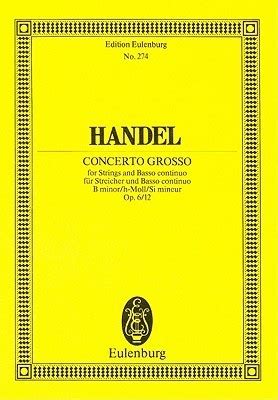 Handel Concerto Grosso Op By Georg Friedrich H Ndel Goodreads