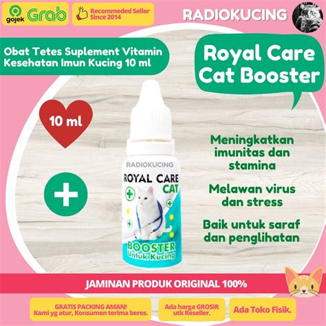 Jual Royal Care Cat Vitamin Booster Ml Suplemen Imunitas Kesehatan