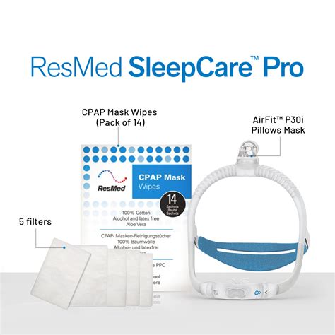 Resmed Airfit P30i Cpap Mask Sleepcare Pro Package Includes P30i Mask