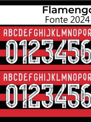 Tipografia Flamengo 2025 Compre Produtos Personalizados No Elo7