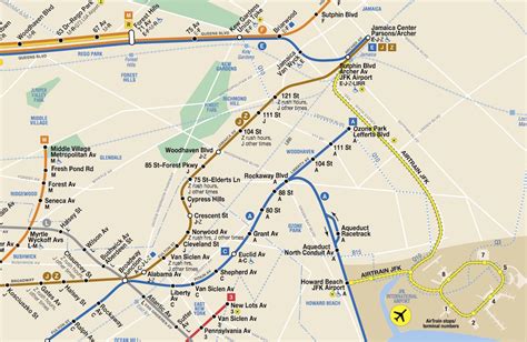 NYC Subway Map Displays AirTrain JFK; Sets Precedent for Including PATH ...