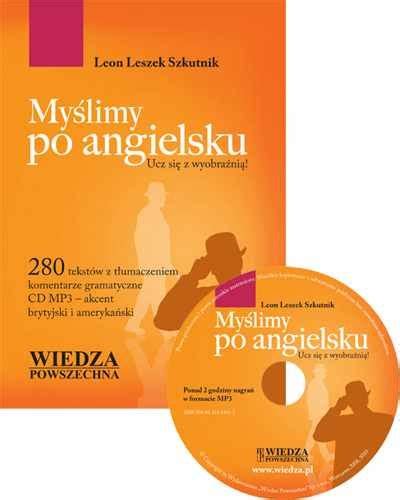 Myślimy po angielsku CD Szkutnik Leon Leszek Książka w Empik