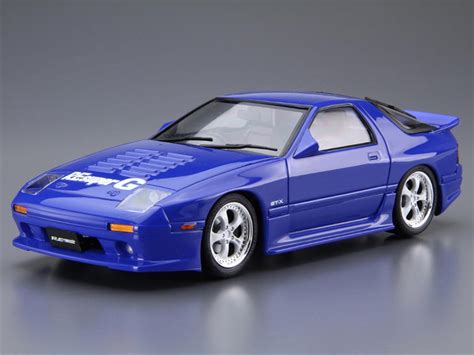 Aoshima 05580 Re Amemiya Fc3s Mazda Rx7 Car Kit 124