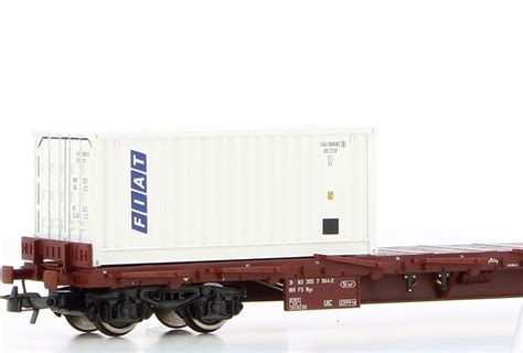 Modellismo Rivarossi Consegna Il Carro Pianale Tipo Rgs Con Container