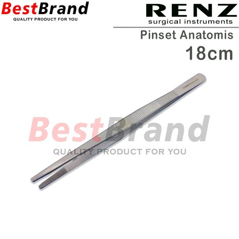 Jual Renz Pinset Anatomis Pincet Anatomi Dressing Forcep Cm Shopee