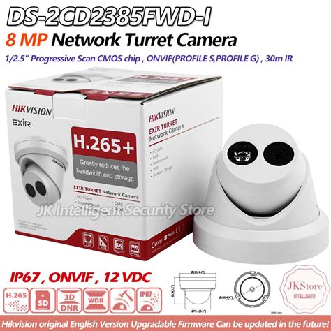 Hikvision Ds Cd Fwd I English Version Ip Mp Network Turret Camera