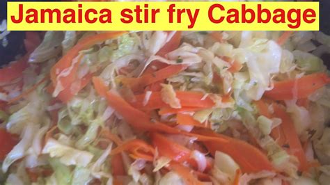 How To Make Steamed Cabbage Jamaican Style Jamaican Stir Fry Cabbage