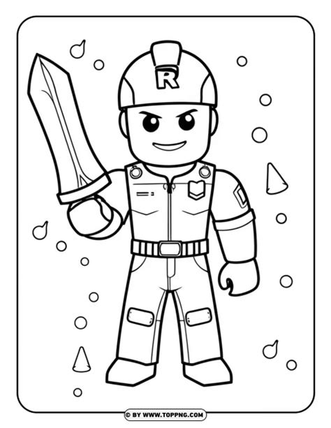 Roblox Coloring Page Printable Printable Roblox Coloring Pages For All