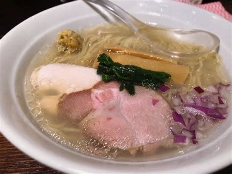 『貝出汁塩そば』貝出汁 中華そば 竹祥のレビュー ラーメンデータベース