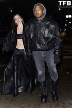 Julia Fox Flaunts Her Sexy Tits Showing Nipple Pokies While Arriving With Ye To The Lucien