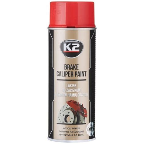 K2 Brake Caliper Paint 400ml Czerwony lakier do zacisków i bębnów