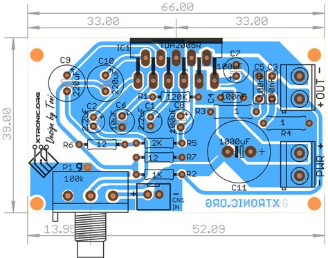 Ic Tda2005 Amplifier Circuit Diagram Btl Xtronic