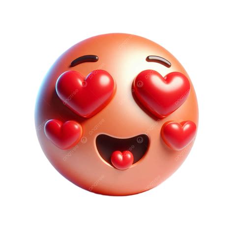 3d Love Emoji Love Emoji Character Png Transparent Image And Clipart