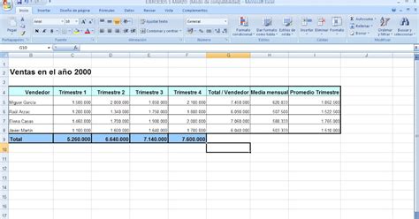 Casillas EJERCICIOS EXCEL 16200 Hot Sex Picture