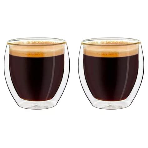 Vaso Doble Vidrio Termico Cafe 400 Ml X 2 Uni MercadoLibre