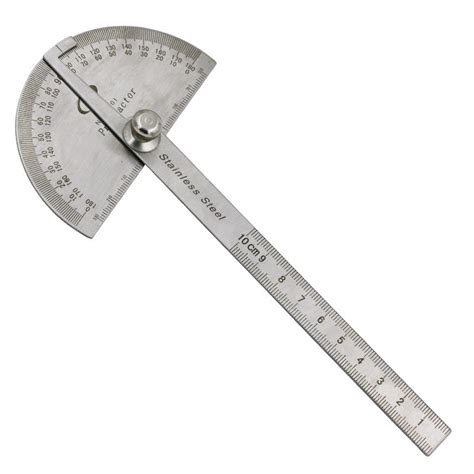 Steel Protractor Angle Finder Rule Measure Tool For Designer | Shopee ...