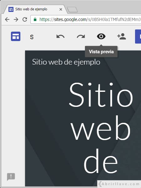 Obtener Una Vista Previa Tutorial De Google Sites Abrirllave