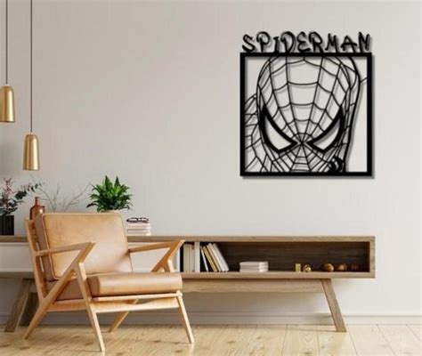 Spiderman Dxf Svg Png Files Spiderman Laser Cut Etsy