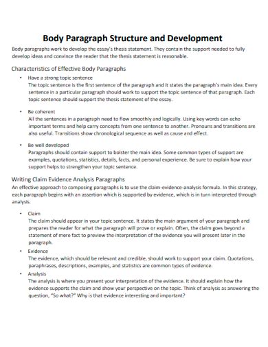 Paragraph 20 Examples Types Format