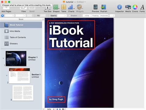 How To Make An EBook With IBooks Author Tutorial Raywenderlich