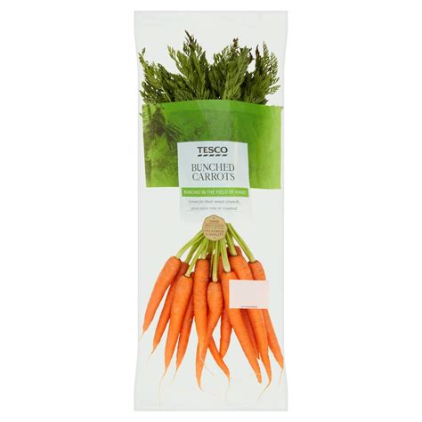 bunched carrots  tesco groceries