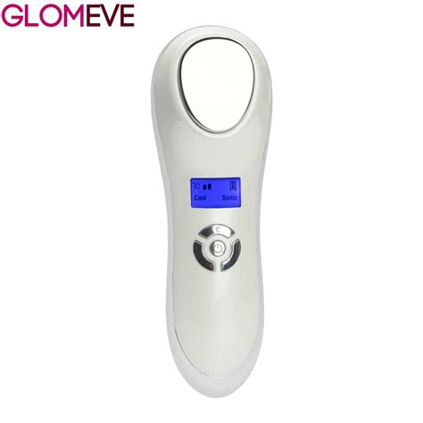 Rechargeable Face Ultrasonic Vibration Massager Hot Cold Hammer Home Use Beauty Equipment