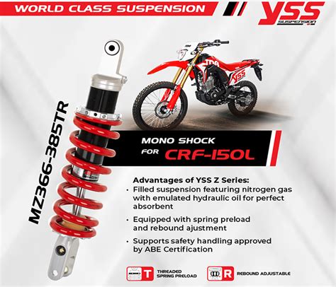 Wow Hadir Suspensi Yss Mono Shock Buat Honda Crf L Beritabalap