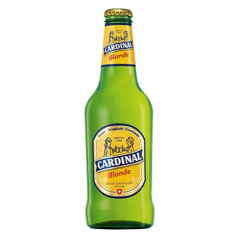 Bière Cardinal blonde de Suisse Cardinal