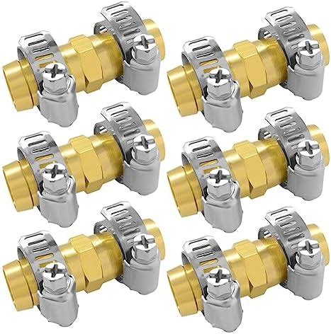 Amazon Hooshing 6PCS Garden Hose Repair Kit 1 2 Brass Hose