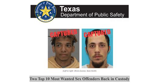 Two Top Most Wanted Sex Offenders Back In Custody Focus Daily News