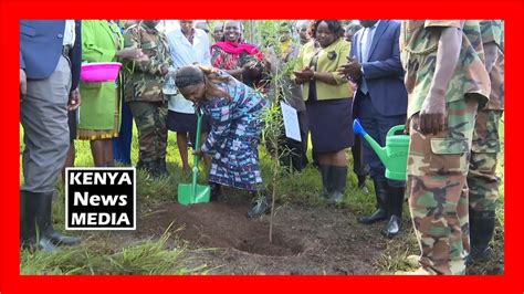 Pastor Dorcas Rigathi Leads Bomet University Students In Tree Planting