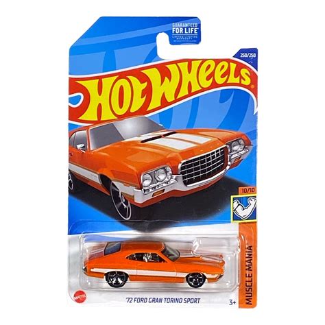 Hot Wheels 72 Ford Gran Torino Sport Muscle Mania Series 10 10