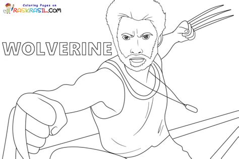 Dibujos De Wolverine Para Colorear