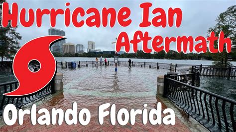 Hurricane Ian Aftermath Orlando Florida Lake Eola Clermont Lake