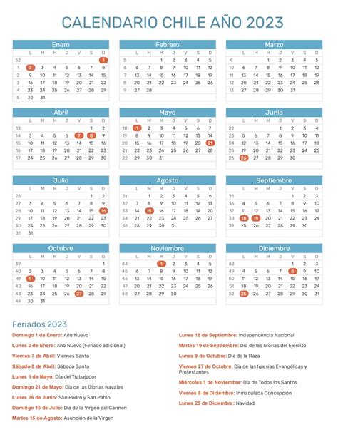 Calendario 2023 Chile Con Feriados - calendario apr 2021